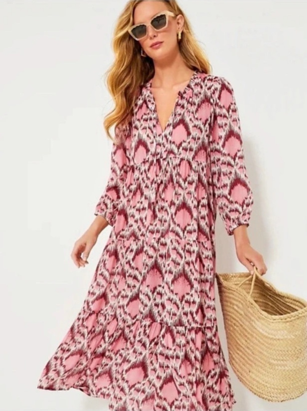 Tuckernuck Ikat Salty Paloma Caftan